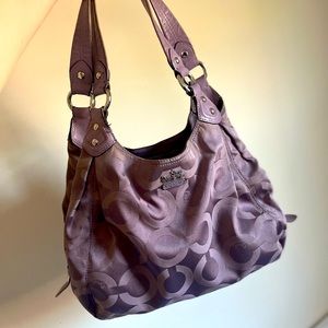Coach purse purple